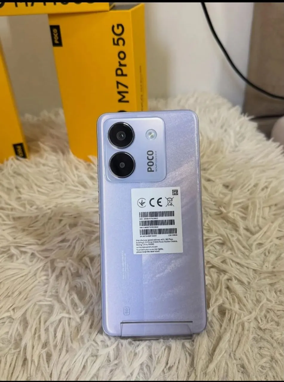 Poco M7 Pro 5G NFC 256GB 8GB Tecnologia Atual com Conectividade