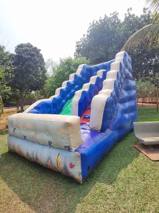 Tobogã inflável para crianças - Diversão garantida! - Foto 4