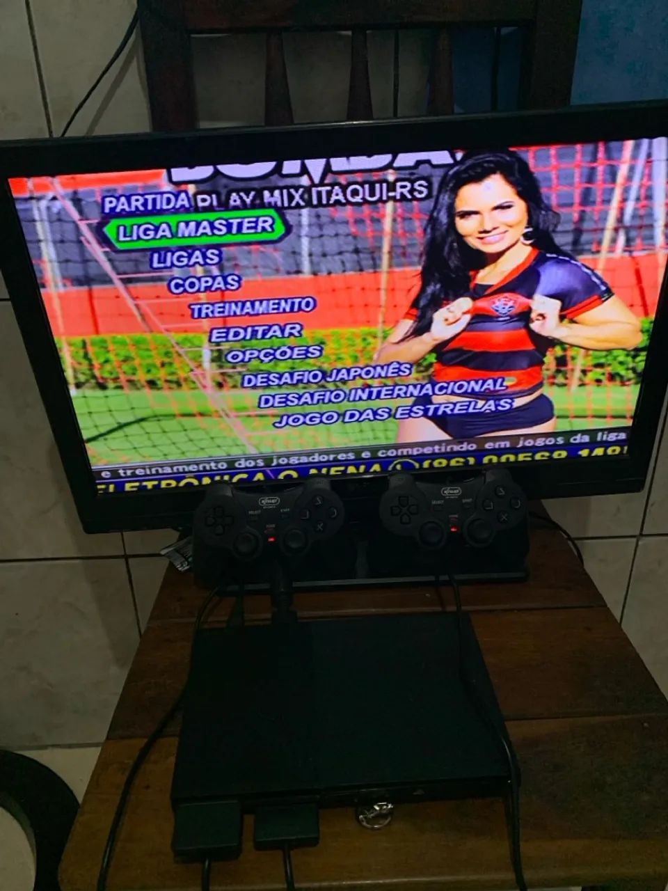 PS2 Slim desbloqueado faço o precinho  - Foto 2