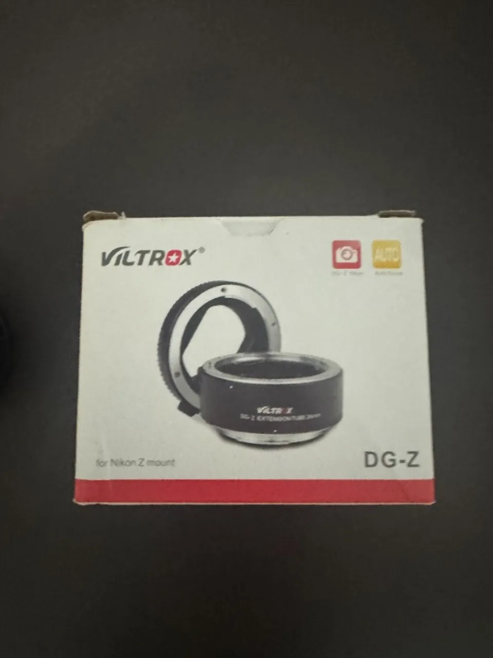 Viltrox-Auto Focus AF Macro Extension Tube, Adaptador de Lente para Nikon Z Mount