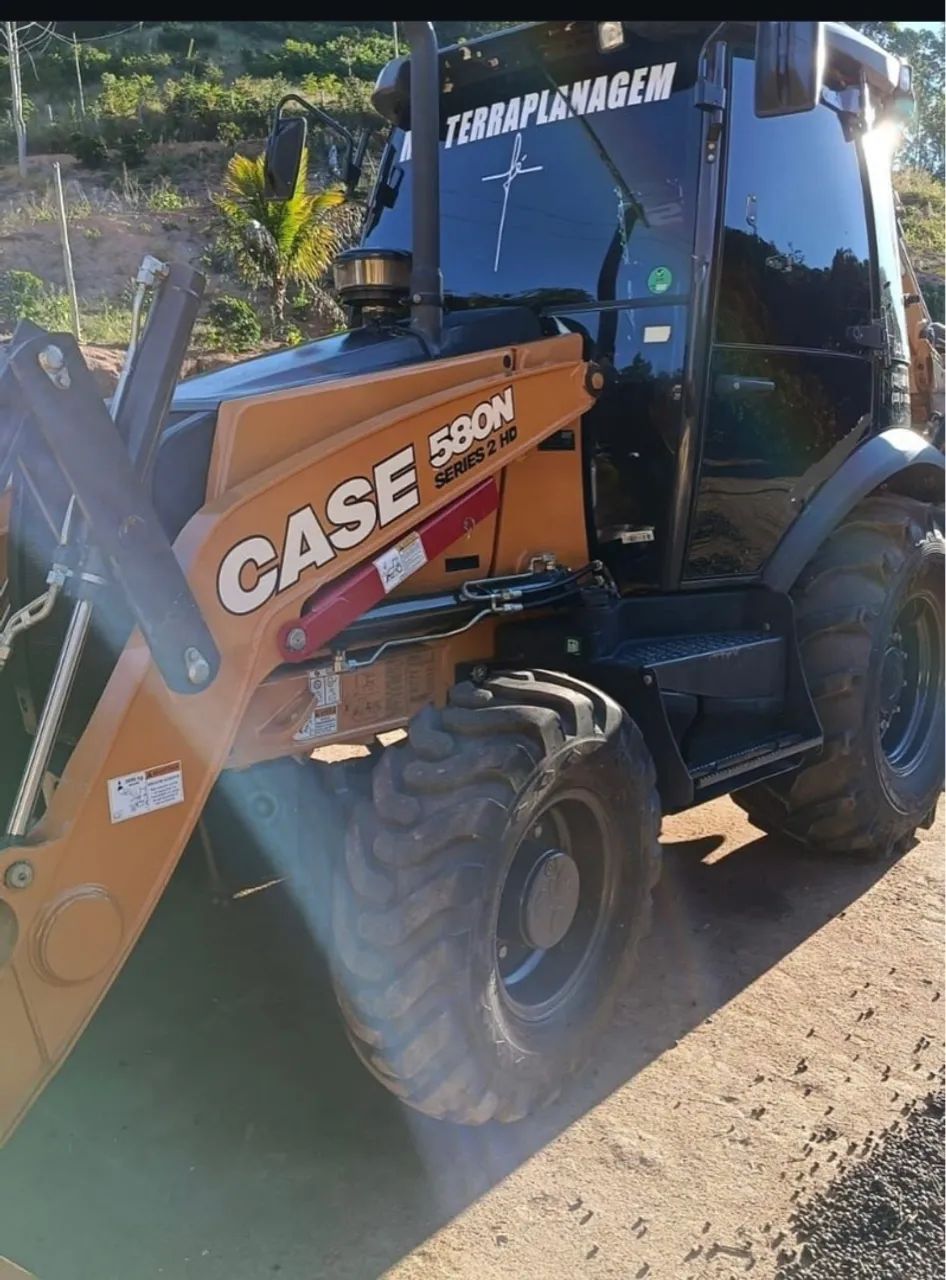 Retrô Escavadeira Case 580N