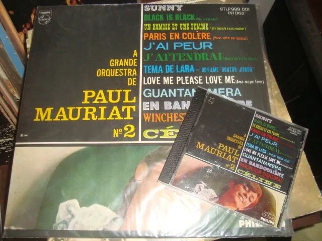 Paul Mauriat, Combo com 4 Lps e de brinde a transformação destes 4 em CD, vol 1 ao vol 12 - Foto 2