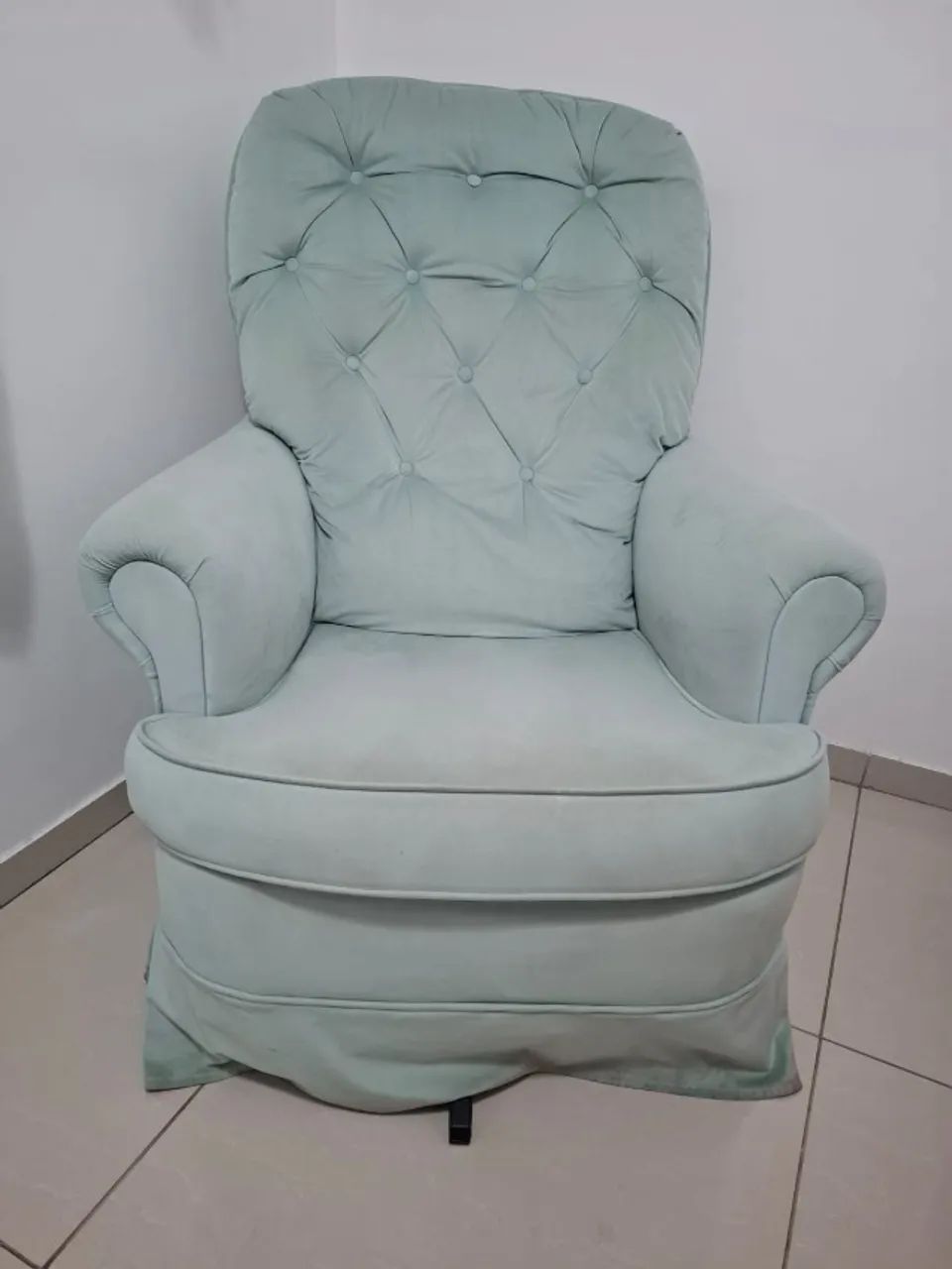 Poltrona de Amamentação com/ Balanço + Puff - Foto 2