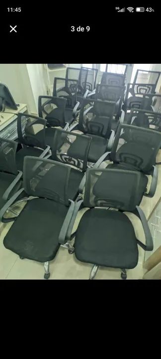 Cadeira de escritório R$180,00 Cada 