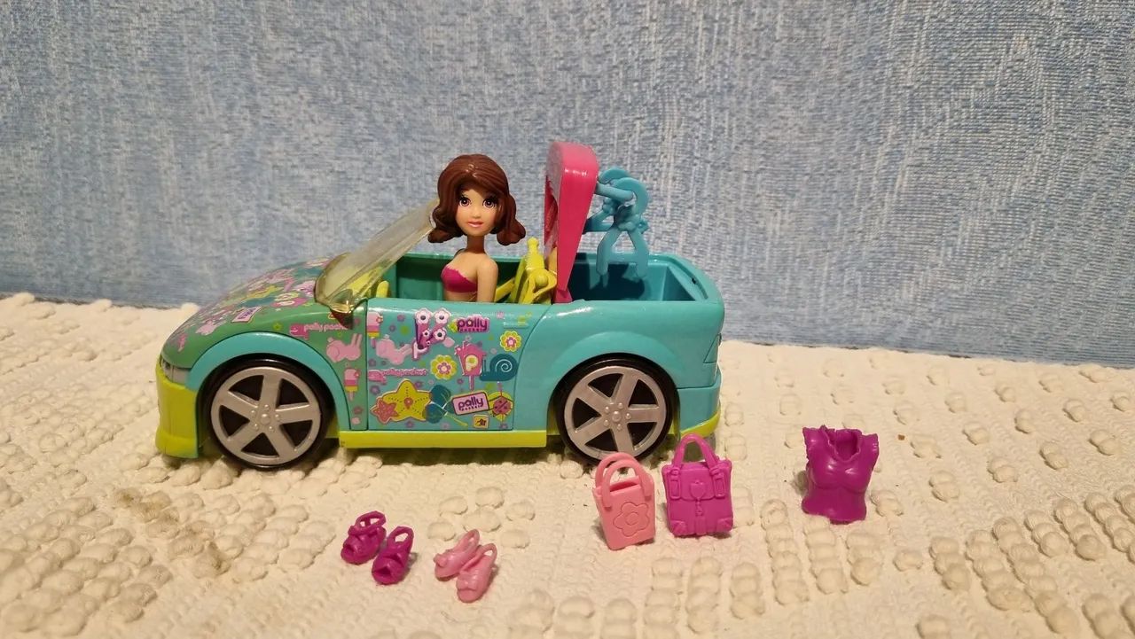 Polly Pocket carro vintage.
