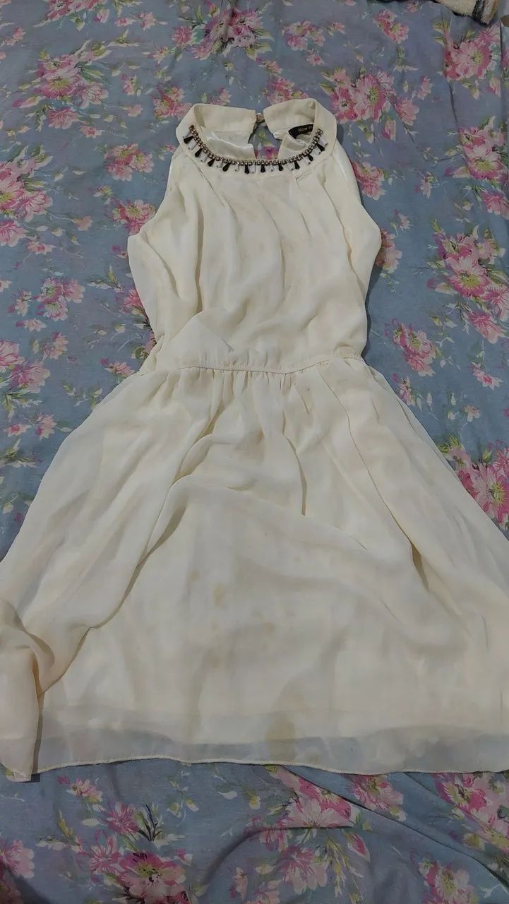 Vestido creme 