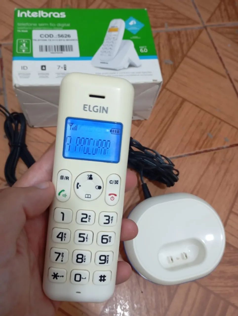 Telefone Residencial Sem Fio TS 3110 Branco Intelbras - Foto 4