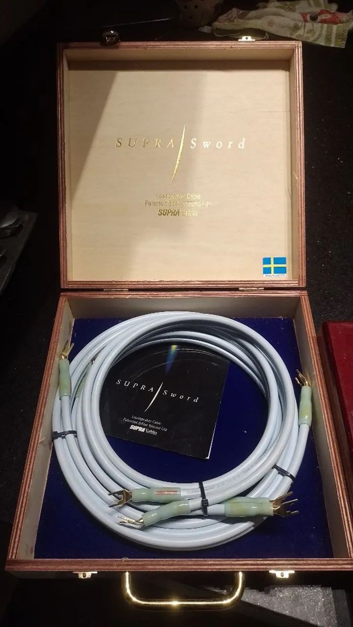 Cabos de Áudio Supra Sword Hi-end 