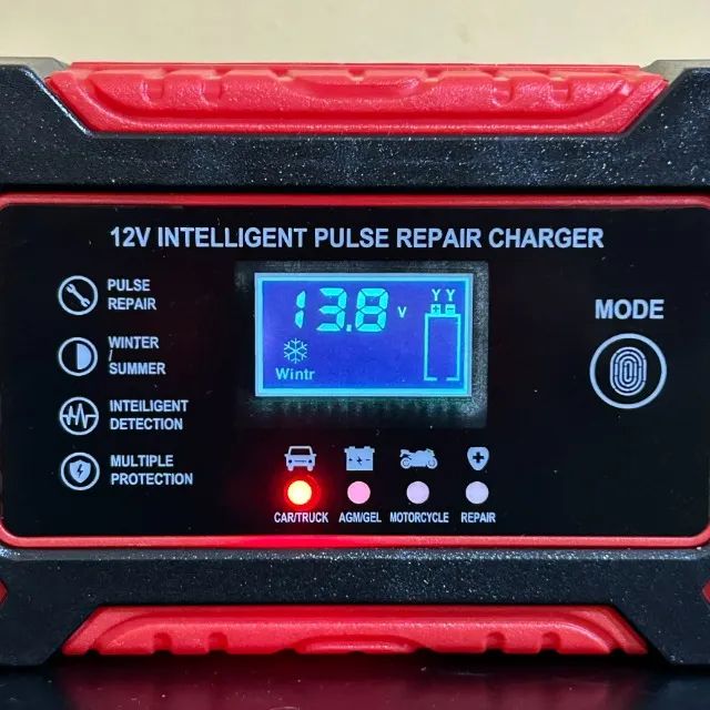 Carregador de Bateria p/ Carro e Moto (Novo e Lacrado) - Foto 3