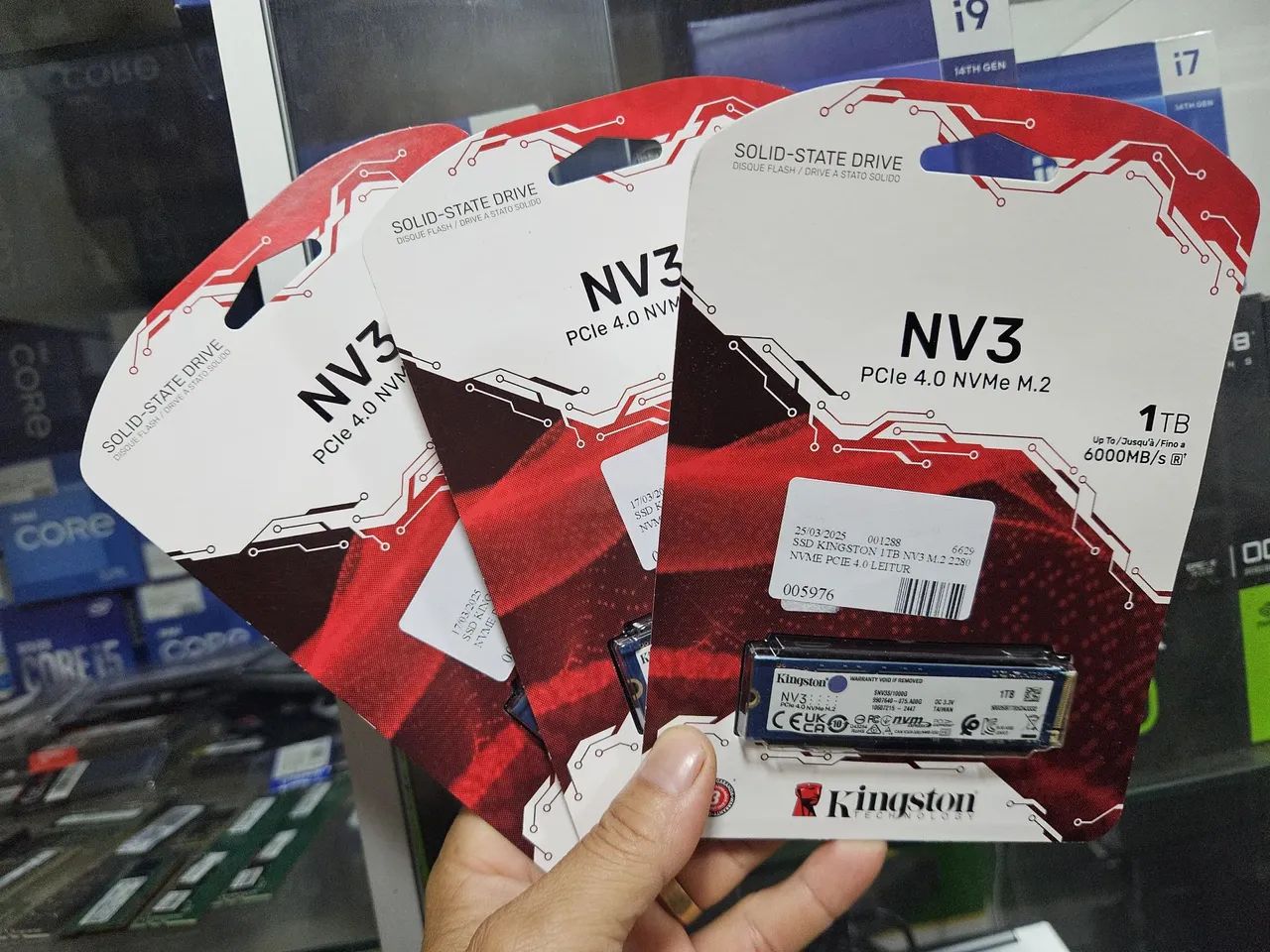 SSD Kingston NV3 1TB PCIe 4.0 NVMe M.2