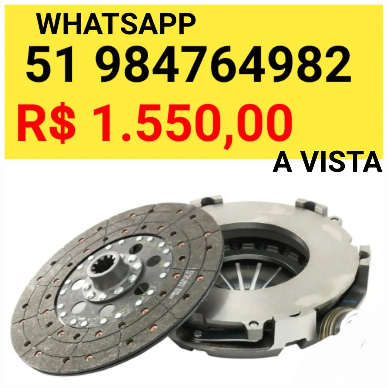 EMBREAGEM KIT PLATO E DISCO DO TRATOR VALTRA SÉRIE BH 140/145/148/160/165/180/185/1280 ... - Foto 2