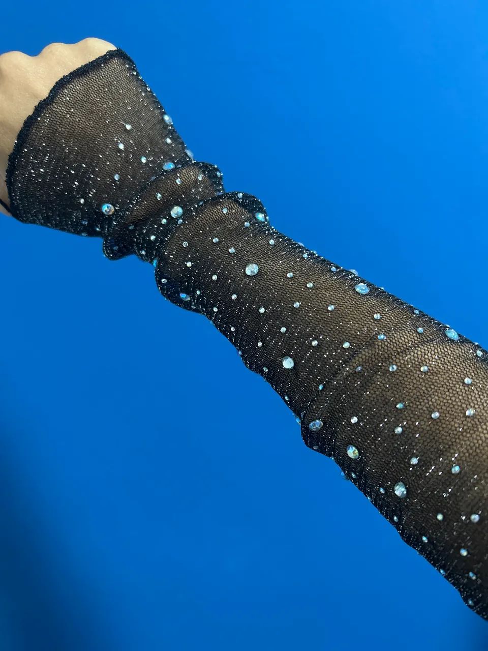 Luva brilhante 