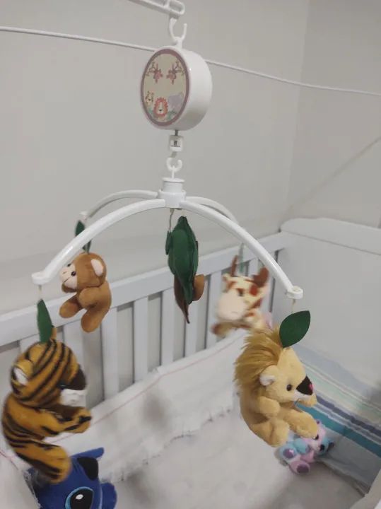 Móbile de berço com animais da selva - Foto 3