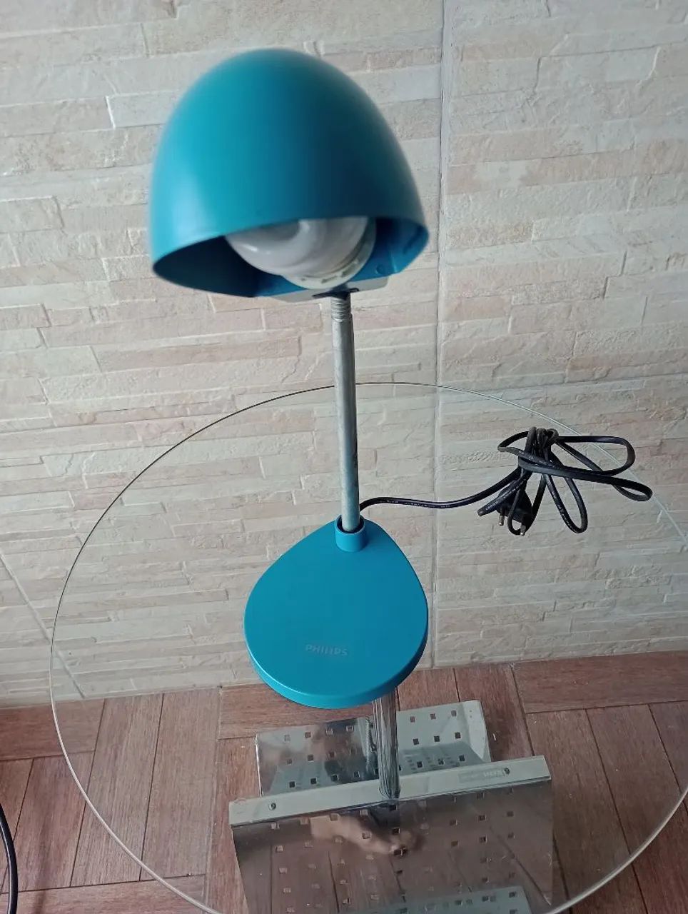 Luminária de Mesa Azul - Foto 3