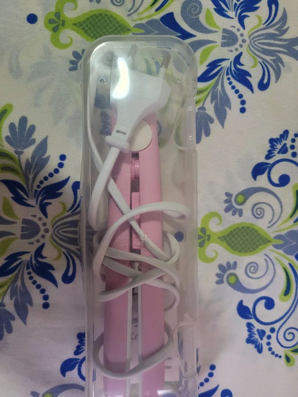 Mini chapinha prancha cabelo bivolt para viagem - Foto 2