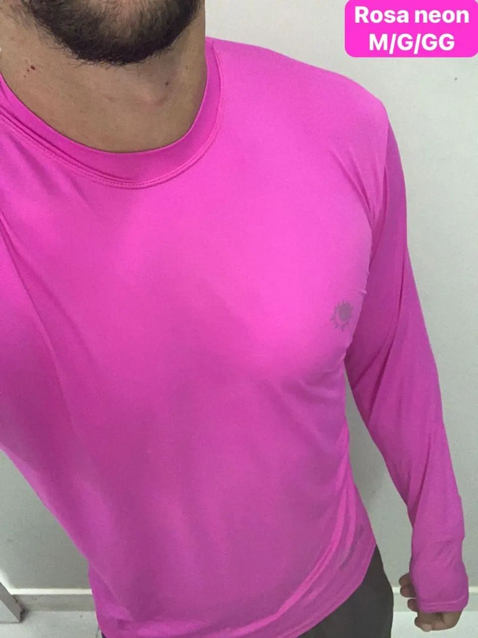 Camiseta Manga Longa UV M/G/GG - Foto 5