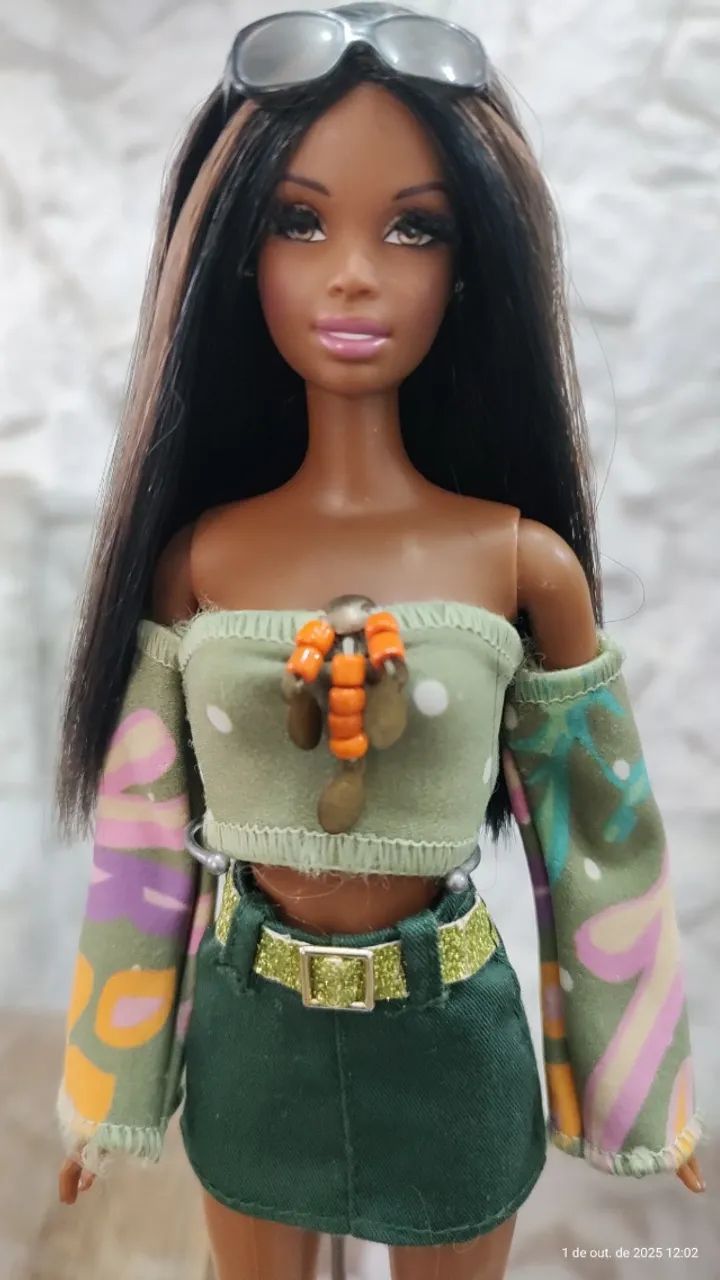 Boneca Barbie Negra Christie