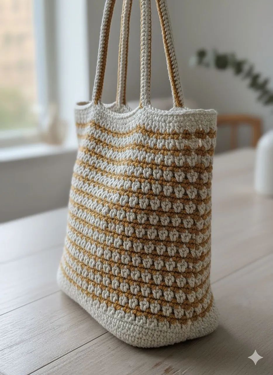 Bolsa sacola Atena crochê 