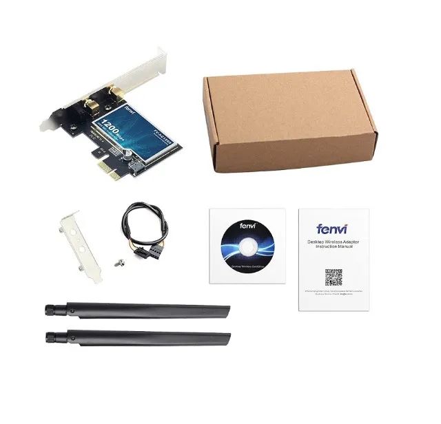 Placa de Rede Wifi Dual Band Pci-e Ac 1200Mbps Fenvi - Foto 6