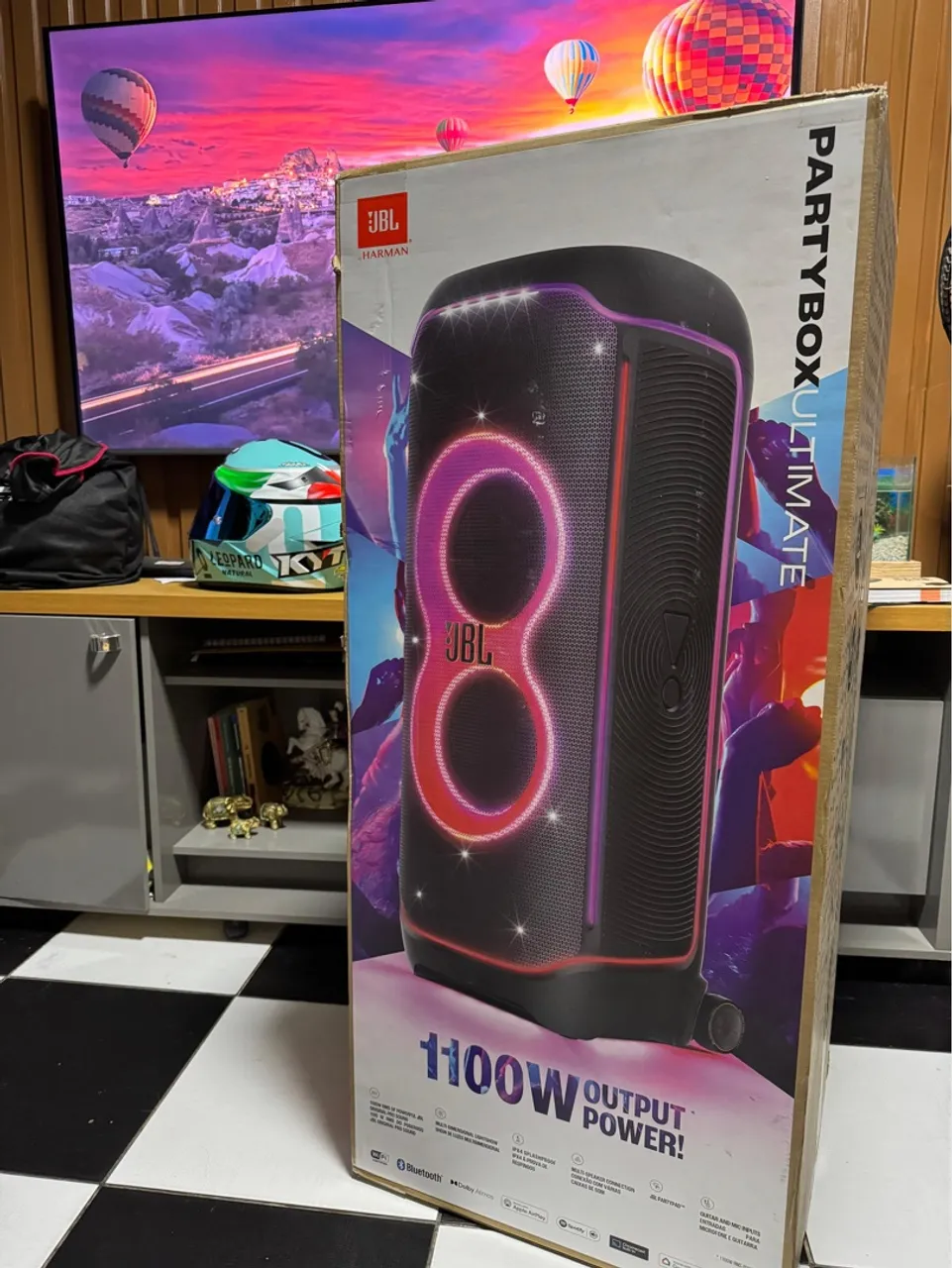 JBL PartyBox Ultimate - 1100W de Potência!