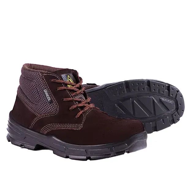 Botina Nobuck Marrom Café Dubai Bracol - Foto 3