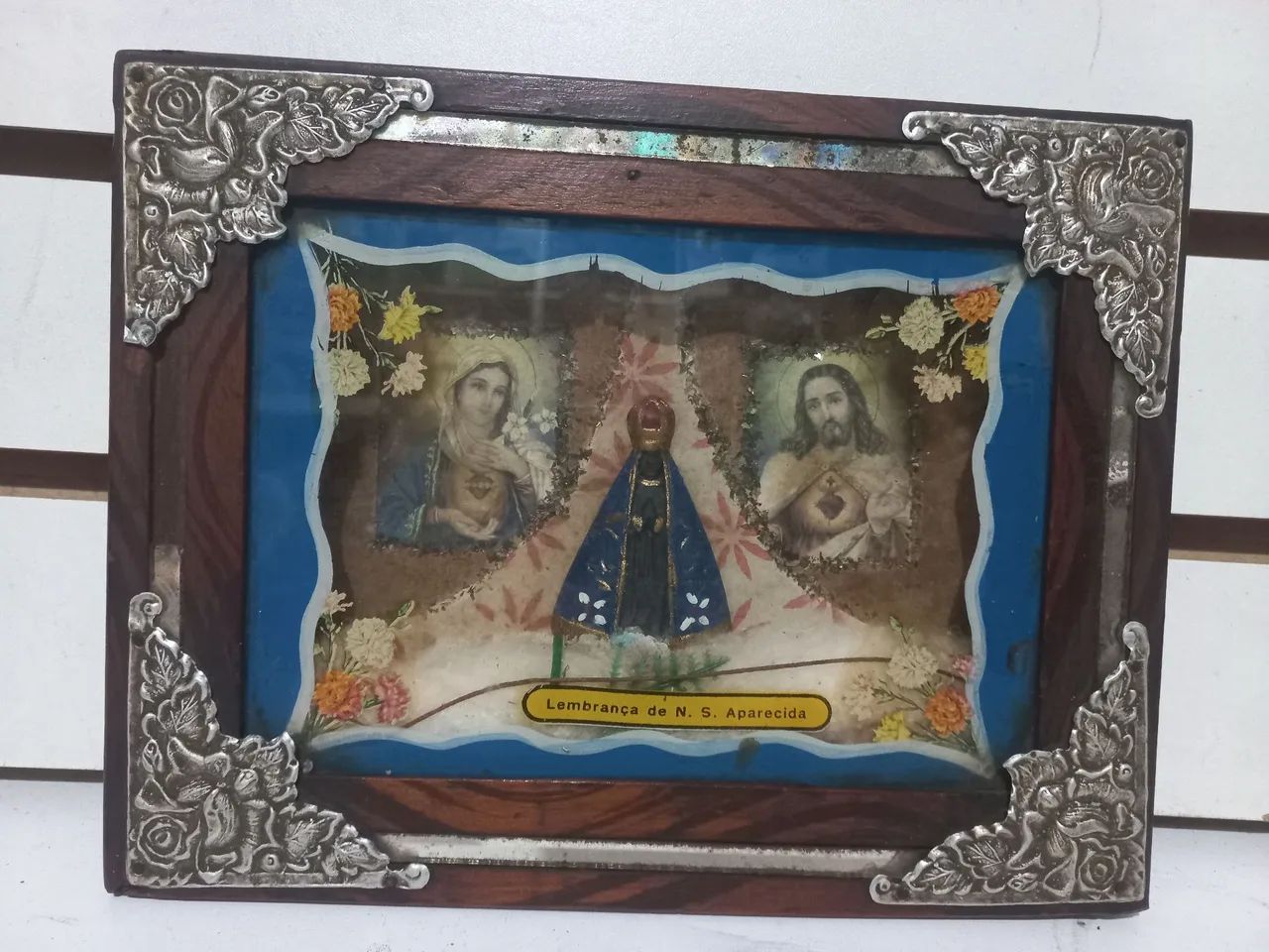 Quadro antigo Religioso 18x24