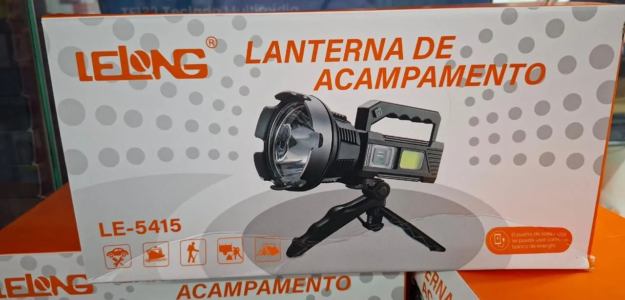 Lanterna de Acampamento Lelong LE-5415