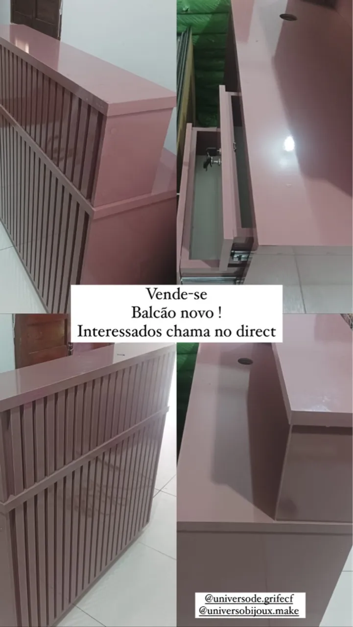 Balcão novo