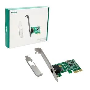 Placa De Rede Pci-e 10/100/1000 Prv1000e Com Suporte Low Profile -Vinik - Loja Coimbra  - Foto 6