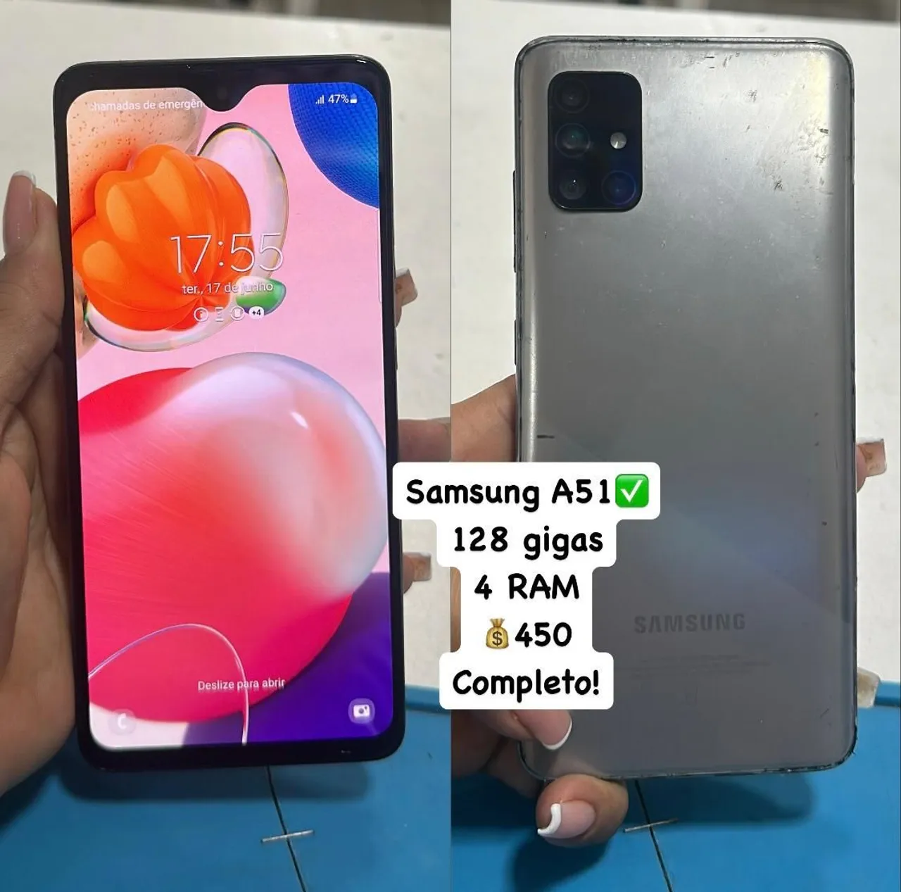Samsung A51 - 128GB, 4RAM - Completo!