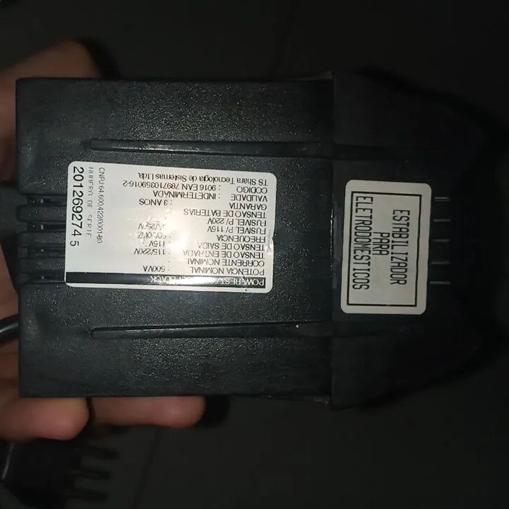 Estabilizador TS Shara PowerEst 500VA 4 Tomadas 9114 - Preto - 110 Volts (2 unds disp.) - Foto 3