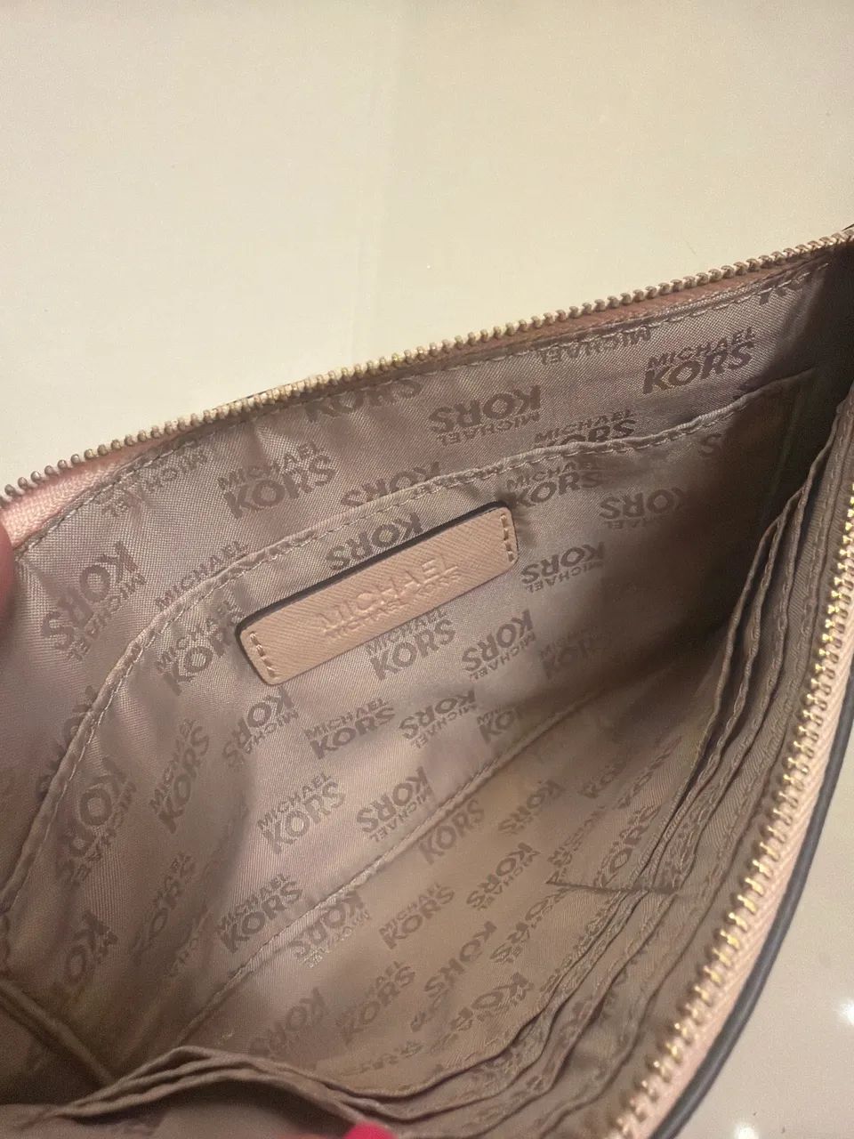 Bolsa Carteira Michael Kors Original Rosa com Spikes - Nova - Foto 4