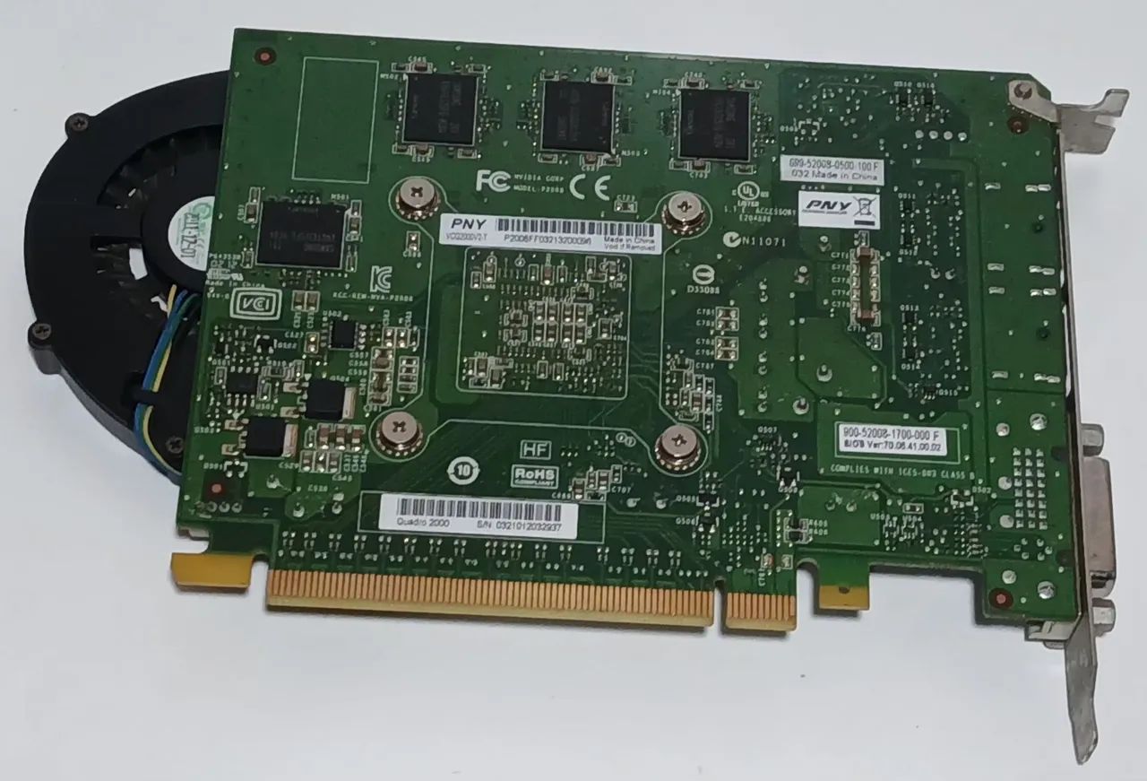 Placa de vídeo NVIDIA Quadro 2000 vga 1GB - Sem teste  - Foto 3