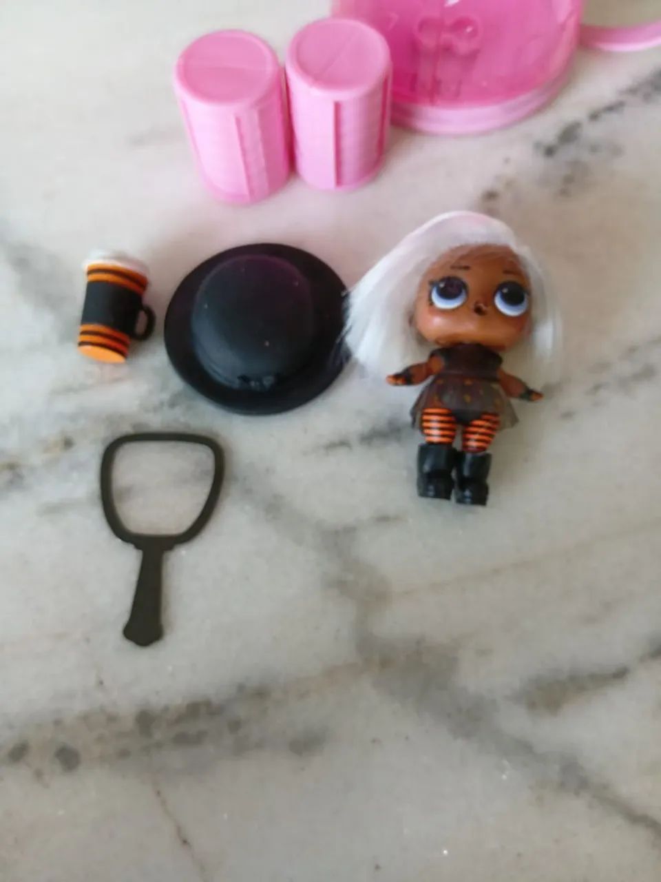 Brinquedo Boneca LOL com cabelo - Foto 2