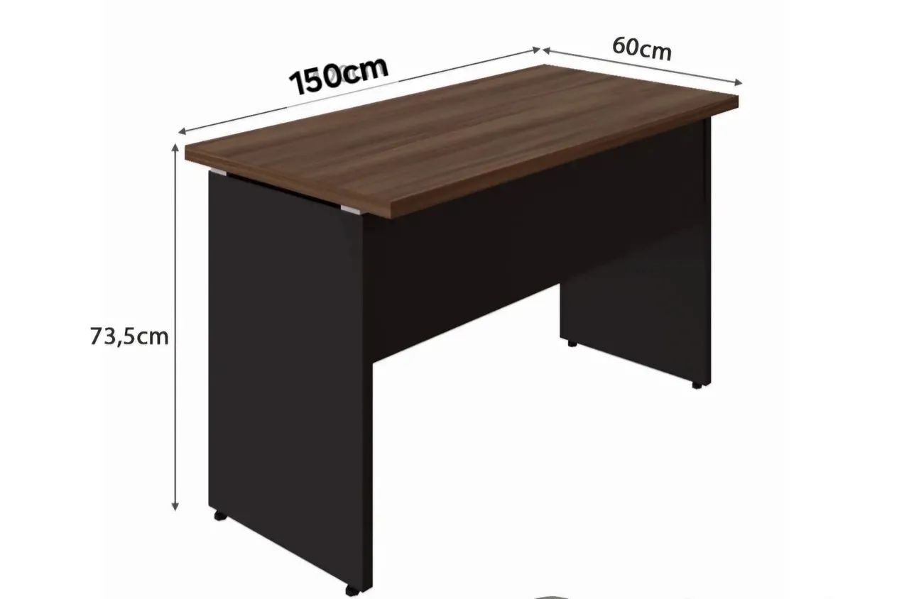 Mesa para escritório 1,50 m  - Foto 2
