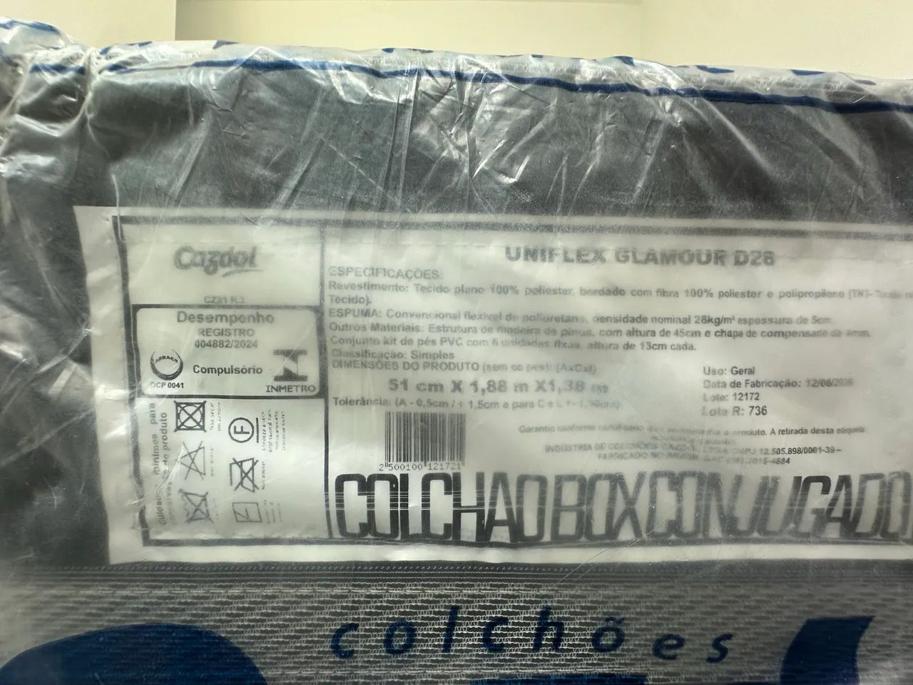 Vendo cama box nova - ainda no plástico  - Foto 3
