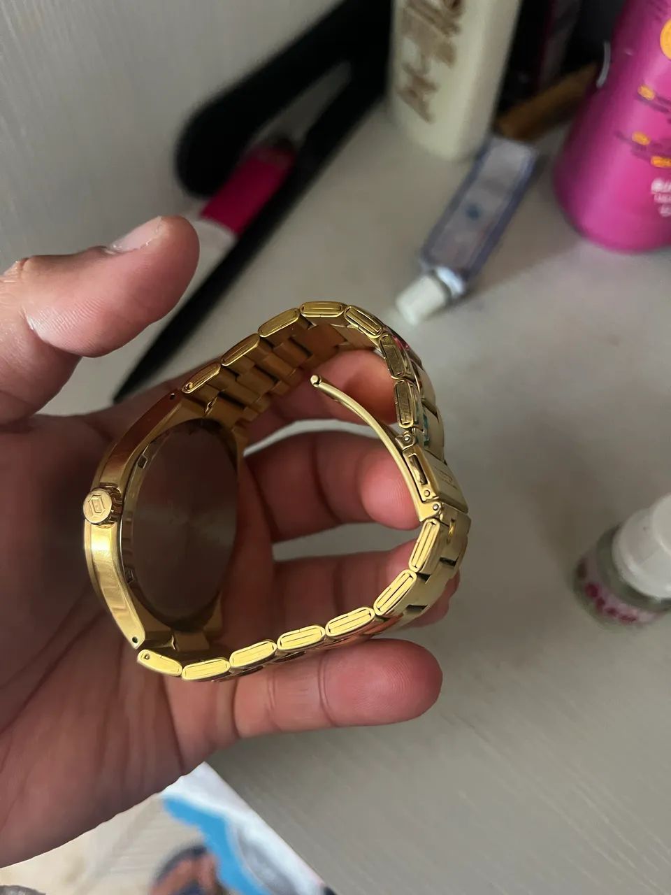 Relógio oriente dourado  - Foto 2
