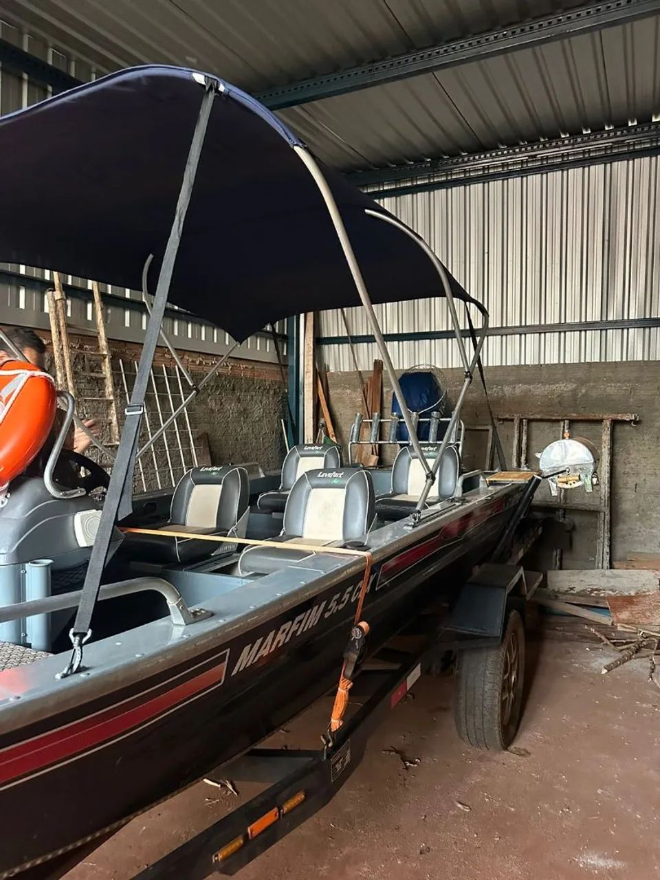 Lancha Levefort Marfim 5.5 Clx + Motor Yamaha 60 HP 4t + Carreta Rondon (Kit 2014) - Foto 4