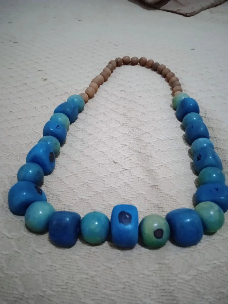 Colar com pedras turquesa - Foto 2
