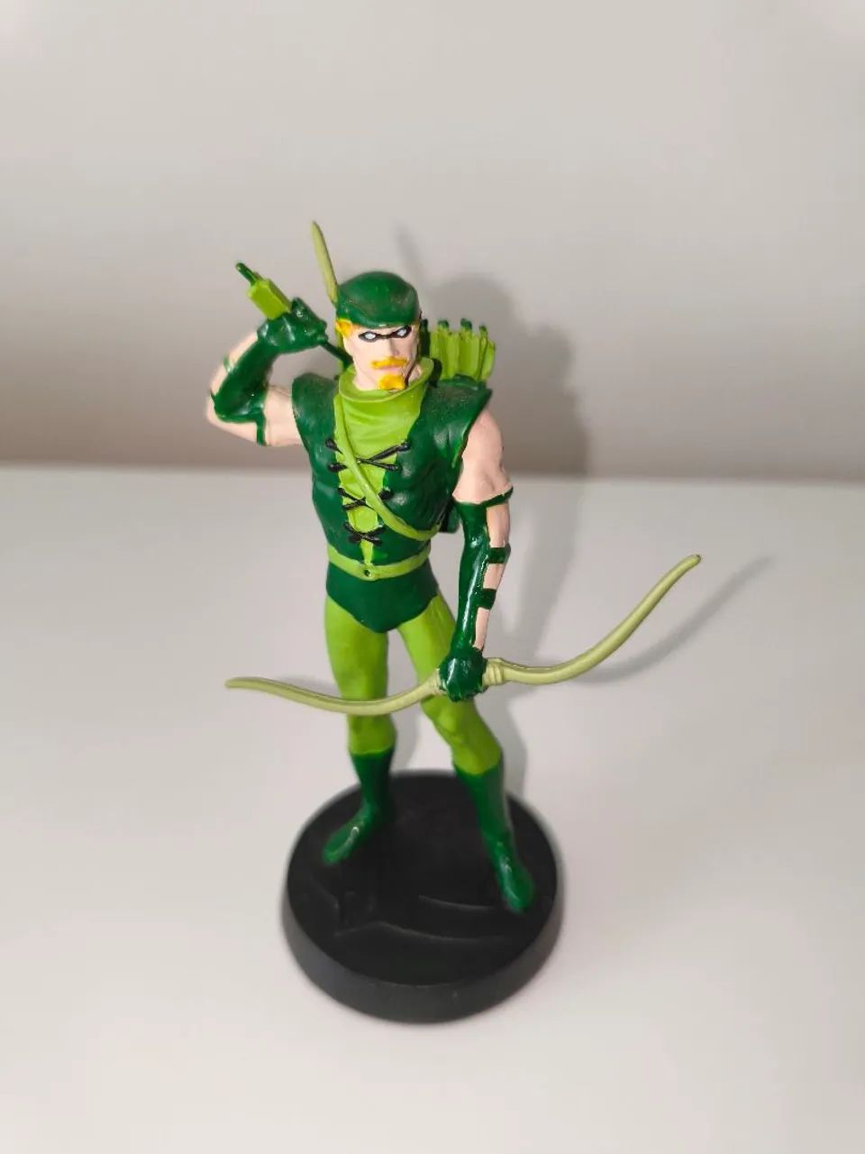 Miniatura Arqueiro Verde Eaglemoss DC #07 + Caixa + Fascículo