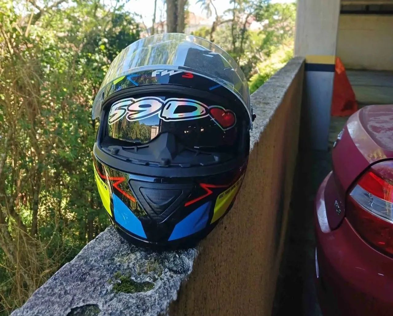 Capacete fw3 novo tam58 - Foto 2