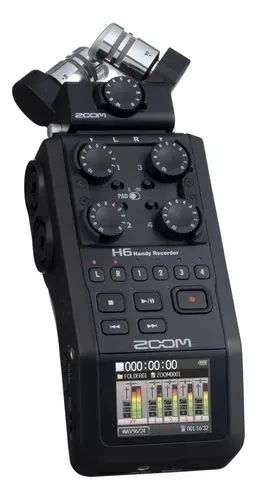 【極美品】ZOOM H6 Black Gravadora Zoom H6 Black - Microfones e Gravadores - Delmiro