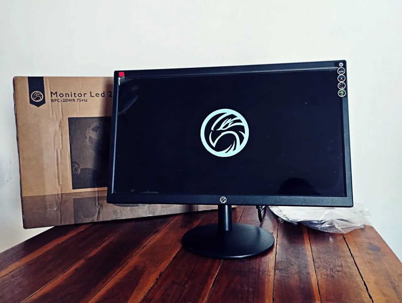 MONITOR BRAZILPC 20 POLEGADAS LED WIDESCREEN HDMI/VGA 20BPC-WR 75HZ PRETO