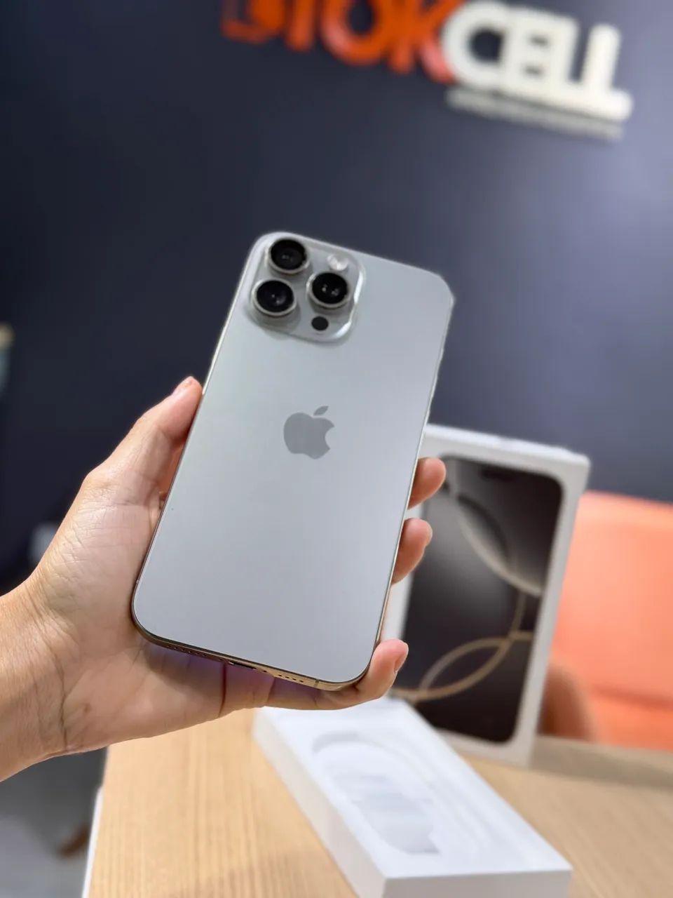 Apple MercadoLivre | natural Titânio - GB) (256 Pro 16 iPhone Apple シルバー 256GB Pro 16 iPhone スマートフォン本体