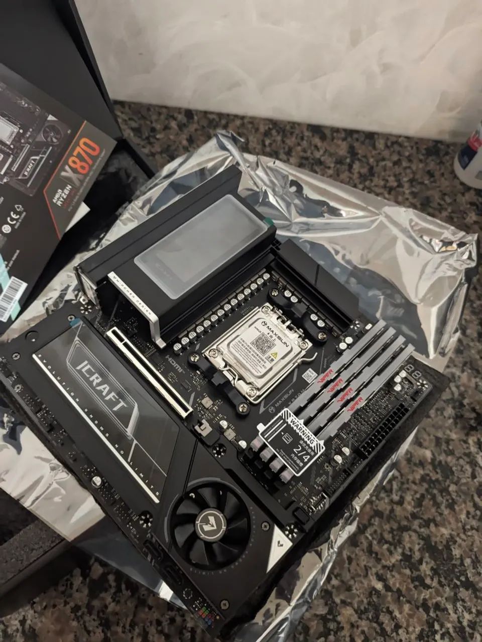 Kit placa mãe e memórias ( AM5 ) - Foto 4