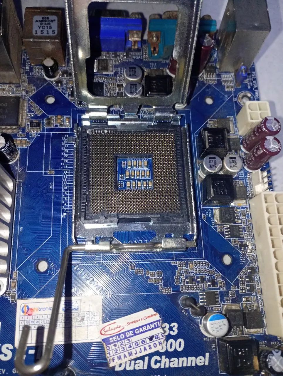 Placa de computador desktop DDR2 está conservada - Foto 2