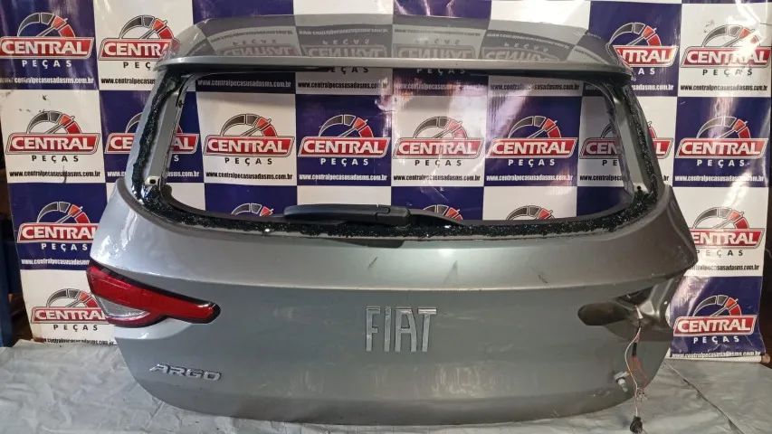 TAMPA PORTA MALA FIAT ARGO CINZA