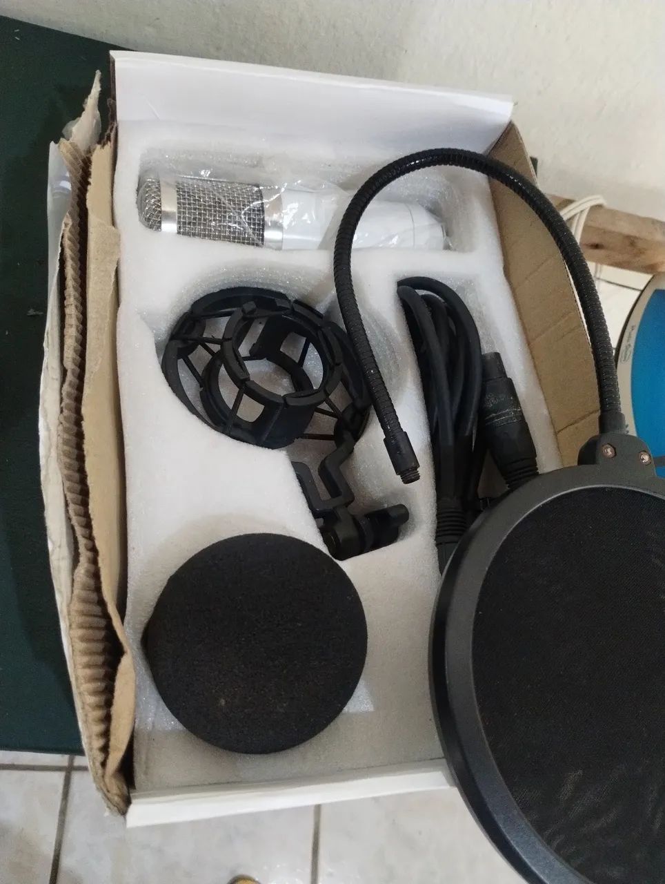 Kit microfone condensador  - Foto 4