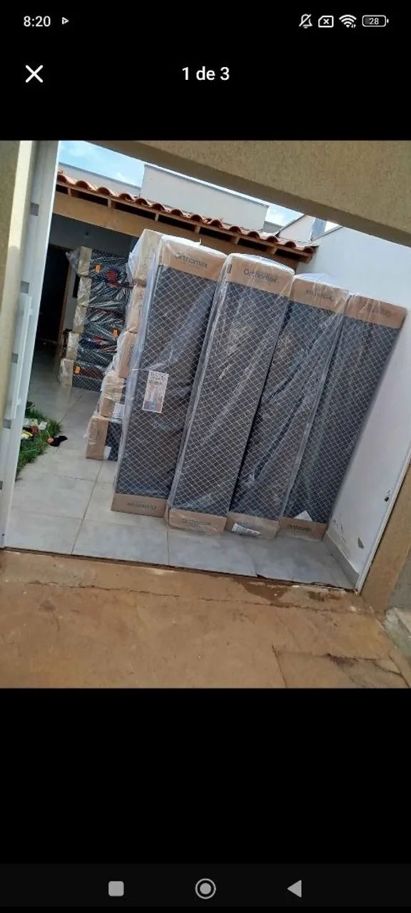 Cama box solteiro entrego 