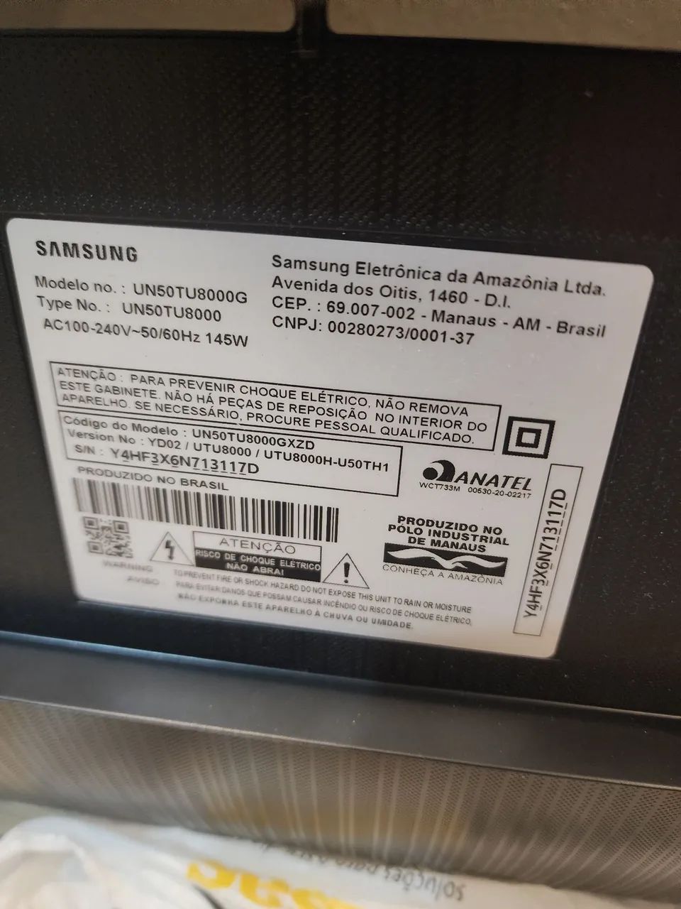 Peças tvs sansung modelos UN50TU8000GXZD X UN50BU8000GXZD.  - Foto 3